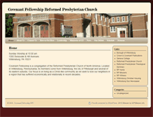 Tablet Screenshot of covenantfellowship.org